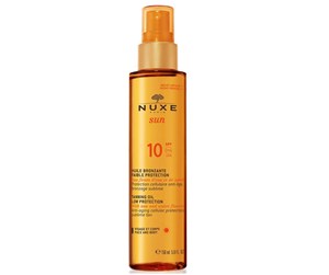 Kroppspleie - Nuxe Sun- Tanning Oil Face and Body 150 ml - SPF 1 - NUXEX01521