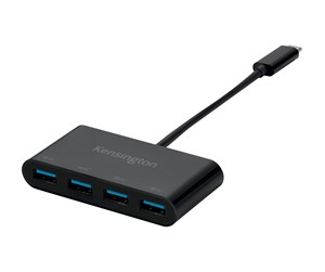 USB-hub - Kensington CH1200 USB-C® 10Gbps 4-Ports Hub USB-hub - 4 porter - Svart - K33616WW