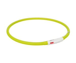 Hund - Trixie USB Flash Light Ring XS–XL: 70 cm/ø 10 mm. Green - TX12648