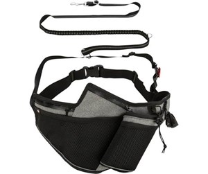 Hund - Trixie Jogging Belt with lead 70–130 cm/23cm.1.15–1.50 m/20mm - TX12769