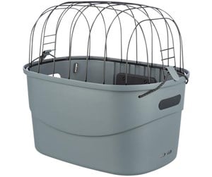 Hund - Trixie Front bicycle basket plastic 42 × 39 × 30 cm grey - TX13096