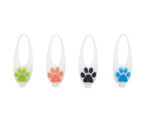 Hund - Trixie Flasher for dogs ø 2.4 cm/8 cm white with motif - TX13440