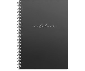 Blokker & Notisbøker - Burde Notebook A4 black - 92750300