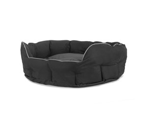 Hund - Dogman Bed Buddy Oval Black S 50x40x20cm - 805706