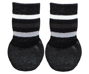 Hund - Trixie Dog Socks non-slip S–M 2 pcs Black - TX19522