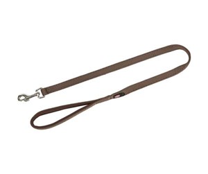 Hund - Trixie Premium leash M–L: 1.00 m/20 mm hazelnut - TX200226