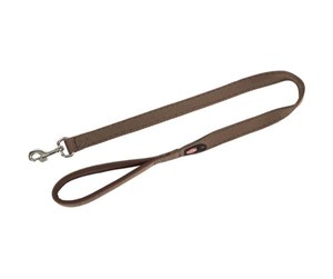 Hund - Trixie Premium leash L–XL: 1.00 m/25 mm hazelnut - TX200326