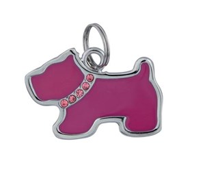 Hund - Trixie Fancy I.D. Tag 3.5 × 2.5 cm assorted - TX22761