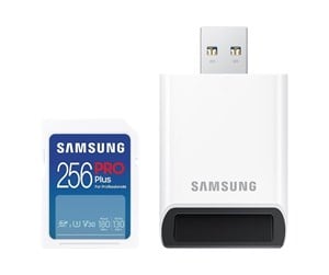 Minnekort - Samsung PRO Plus SD + USB Card Reader - 180MB/s - 256GB - MB-SD256SB/WW