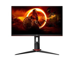 Skjerm - 24" AOC Gaming Q24G2A/BK - 2560x1440 - 165Hz - IPS - Q24G2A/BK