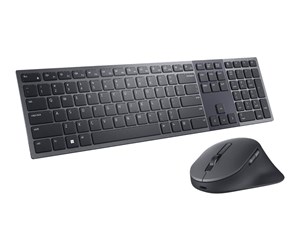 Tastatur - Dell Premier KM900 - keyboard and mouse set - collaboration - QWERTY - Pan Nordic - graphite - Tastatur & Mussett - Nordisk - Grå - KM900-GR-NOR