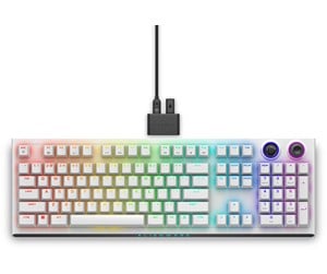 Tastatur - Dell Alienware Tri-Mode AW920K - Gamingtastatur - Amerikansk Engelsk - Hvit - AW920K-W-WW