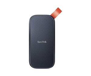 SSD - SanDisk Portable SSD - 1TB - Svart - Ekstern SSD - USB 3.2 Gen 2 - SDSSDE30-1T00-G26