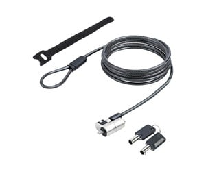 Kabinett tilbehør (kjølepasta mv.) - StarTech.com Nano Laptop Cable Lock 6ft (2m) Anti-Theft Keyed Lock Security Cable Locks Nano Slot Computers - NANOK-LAPTOP-LOCK