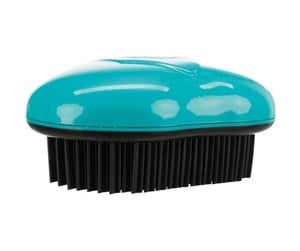 Hund - Trixie Upholstery and textile brush TPR 7 × 10 cm Black/Teal - TX23237