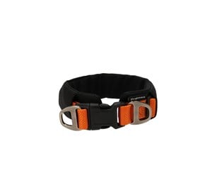 Hund - Dogman Emmi Polstret Halsbånd Justerbart Oransje XS (32mm x 34-55cm) - 127006