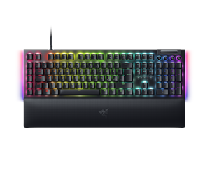 Tastatur - Razer BLACKWIDOW V4 - GREEN SWITCH - Gamingtastatur - Nordisk - Svart - RZ03-04690600-R3N1