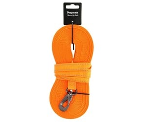 Hund - Dogman Vevd sporline Iris Orange 15m - 224013