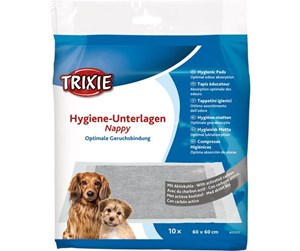 Hund - Trixie Nappy hygiene pad with activated carbon 60x60 cm 10 pcs - TX23372