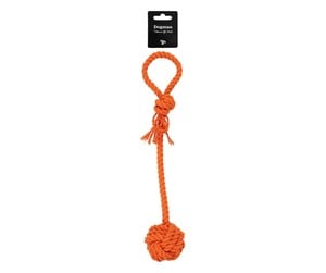 Hund - Dogman Leke ball/tau orange 6/35cm - 325016