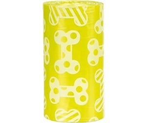 Hund - Trixie Dog Poop Bags with Scent Lemon M 4 Rolls of 20 Bags - TX23473