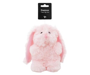 Hund - Dogman Hundleke Plysj Kanin Rosa - 333377