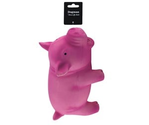 Hund - Dogman Hundeleke Latex Gris Rosa 23cm - 333667