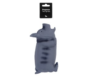 Hund - Dogman Hundeleke Latex Gris Grå 15cm - 333668