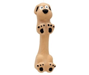 Hund - Dogman Latex Hundeleke med Pipelyd (13cm) - 333737