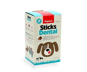 Hund - Dogman Sticks Dental M/L boks - 479172