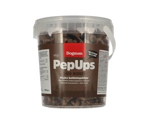 Hund - Dogman Pep Ups Duo Bones 500g - 472522