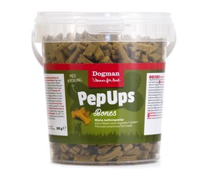 Hund - Dogman Pep Ups Bones 500g - 472523