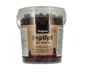 Hund - Dogman Pep Ups No Grain lam 500g - 472535