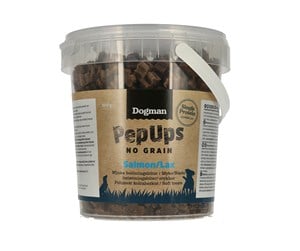 Hund - Dogman Pep Ups No Grain laks 500g - 472536