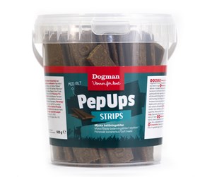 Hund - Dogman Pep Ups Strips 500g - 472517