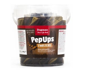 Hund - Dogman Pep Ups Twisters 450g - 472515