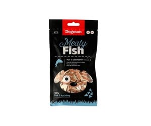 Hund - Dogman Fisk og kyllingbiter 80g - 479370