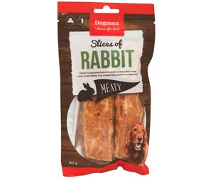 Hund - Dogman Slices of Rabbit 80g - 479335