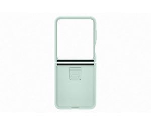 Mobil - Deksel og etui - Samsung Galaxy Z Flip5 Silicone Case with Ring - Ocean Green - EF-PF731TMEGWW