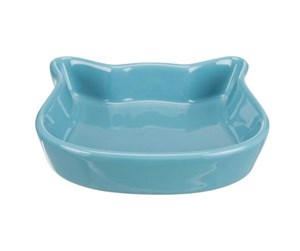 Katt - Trixie Ceramic Bowl cat 0.25 l/12 cm assorted colours - TX24497