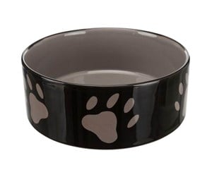 Hund - Trixie Ceramic Bowl w/ paws 1.4 l/ø 20 cm - TX24533