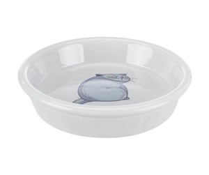 Katt - Trixie Ceramic Bowl 0.25 l/ø 13 cm grey - TX24652