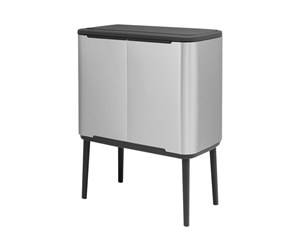 Rengjøring - brabantia Bo Touch Bin - rubbish bin - 34 L - matt steel - 31 62 27