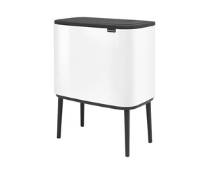 Rengjøring - brabantia Bo Touch Bin - rubbish bin - 33 L - white - 31 35 23