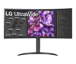 Skjerm - 34" LG UltraWide 34WQ75X-B - 3440x1440 - IPS - HDR10 - 90W USB HUB - 34WQ75X-B.AEU