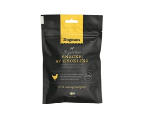 Hund - Dogman Frysetørket snacks av kyll 50g - 480801