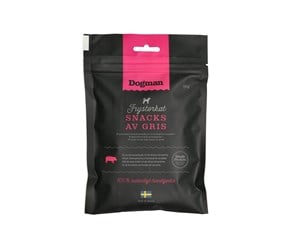 Hund - Dogman Frysetørket snacks av Gris 50g - 480800