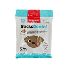 Hund - Dogman Sticks Dental Small Dogs 1-20KG (1-Pack / 7 Sticks / 110 gram) - 479180