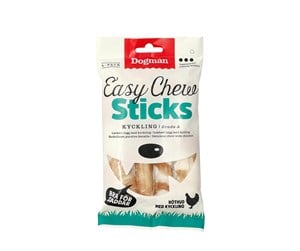 Hund - Dogman Easy Chew Sticks m kylling 4p - 310100