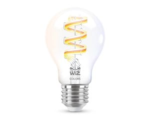 Smarthus - WiZ Filament Standard A60 6,3W RGB E27, klar - 929003267101